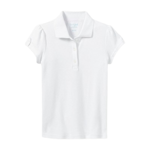 Girls Short Sleeve Polo Shirt no logo