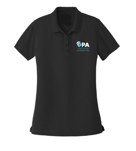 Girls Short Sleeve Polo Shirt with logo