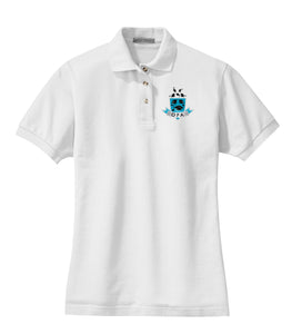 Girls Short Sleeve Polo Shirt (Final Sale)(NO OXFORD LOGO)